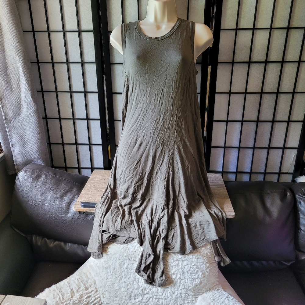 2/$8 • EUC Mossimo Green Asymmetrical Dress